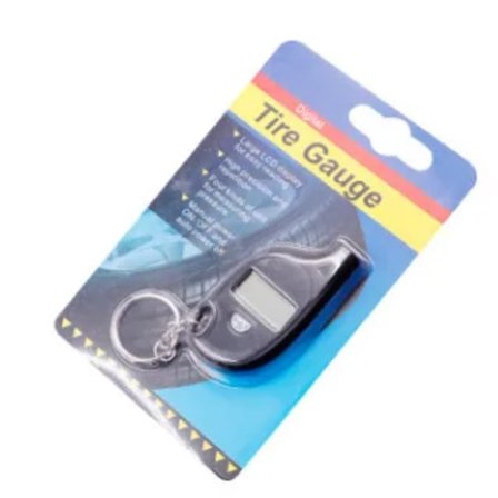 Mini-avaimenperärenkaan painemittari auton renkaan painemittari digitaalinäytöllä auton huoltotyökalut