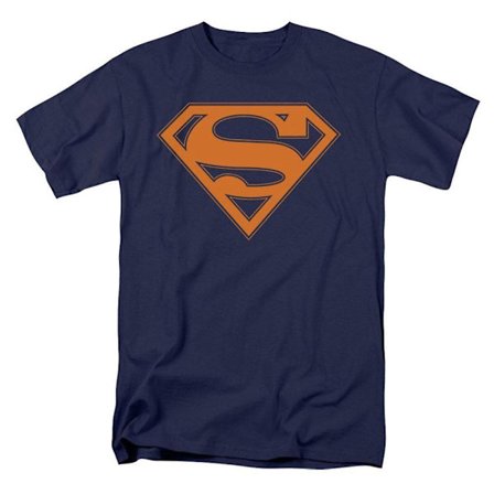 Superman Navy & Orange Shield T-shirt