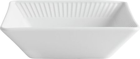 Skål Plissé 14 X 14X4,5CM Hvit