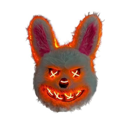 Halloween Mask Horror Mask GLØDENDE KANIN GLØDENDE KANIN