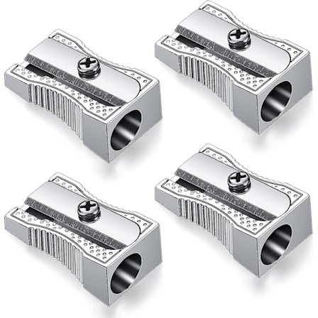 Håndholdt Metallstiftspisser, Stiftspisser (4 stk, Sølv)