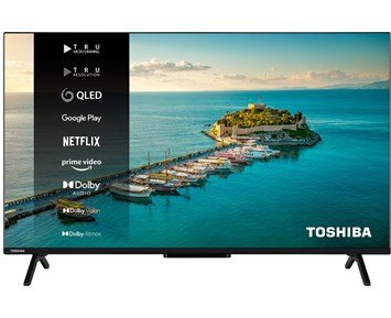Toshiba 43QA2F63DG - 43" 4K QLED-TV med automatisk bildeskalering