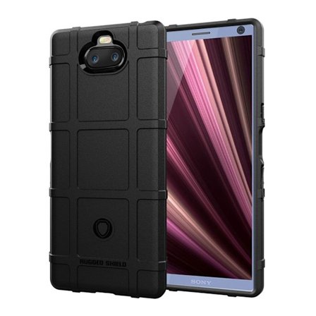 Sony Xperia 10 Plus stötskyddande gallerfodral - Svart