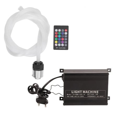 Stjernetakbelysningssystem RGBW Diode Motor Lydreaktiv Blinkende App Bluetooth-kontroll Fiberoptisk Dekorasjonssett For Hjemme- og Kjøretøybruk