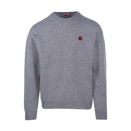 Kenzo, Regular Jumper Szary, Mężczyzna, Rozmiar: M