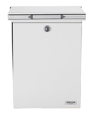 Berglund SL98 Postkasse Aflåselig Hvid, Udemiljø
