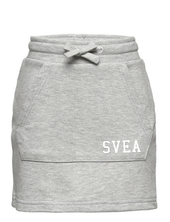 K. Logo Sweat Skirt Dresses & Skirts Skirts Short Skirts Harmaa Svea