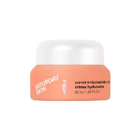 Saturday Skin Carrot + Niacinamide Moisturizing Cream 50ml Dagcreme Unisex