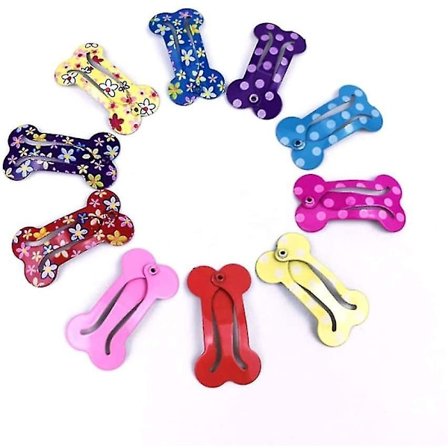 10 st Mini Hundben Hårklämma Husdjur Hårnål Valp Kostym