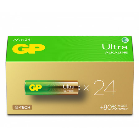 GP Batteries Super Alkaline 15A/LR6 Batteri alkalisk, AA, 24-pakning, Elfordeling & strømforsyning
