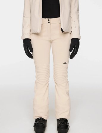 J. Lindeberg W Stanford Softshell Ski Pant - Cream - S