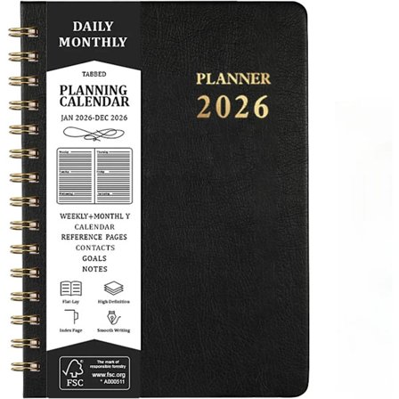 ING Agenda ja suunnittelukalenteri vuodelle 2026 A5-koossa kuukausi- ja viikkonäkymällä opiskelijoille, ammattilaisille ja henkilökohtaisille 