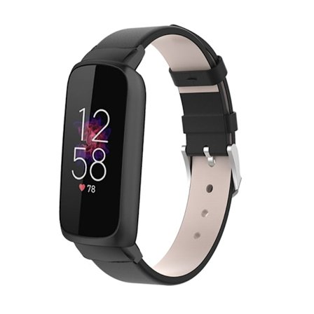 Aito nahkaranneke Fitbit Luxe - Musta