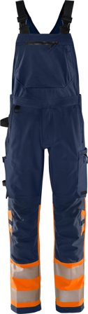 Fristads 1032 GSTP Overalls Bemærk, orange/marineblå Hi-Vis, Orange/Navy, Tøj
