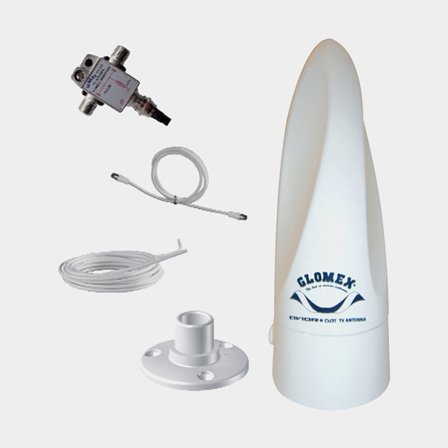 Glomex VT300 TV-antenn compact avior med kabel och fäste