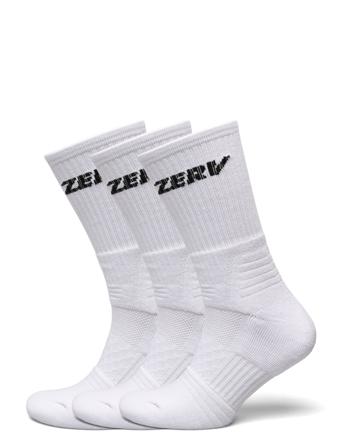 Zerv Performance Socks Long 3-Pack Lingerie Socks Regular Socks Hvit Zerv*Betinget Tilbud