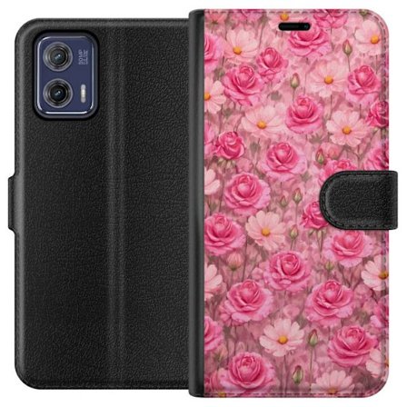 Yhteensopiva Lompakkokotelo Motorola Moto G73 Petal Reverie Blush Rose