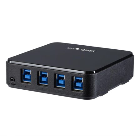 StarTech USB 3.0 Peripheral Sharing Switch - 4 USB 3.0 x 4 Computers - Mac / Windows / Linux - USB A/B Switch - USB Switch (HBS304A24A) - hub - 4