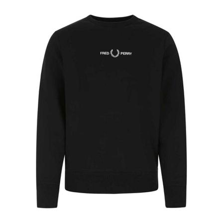 Fred Perry, Sweatshirt Zwart, Heren, Maat:S