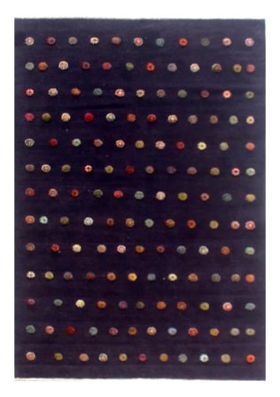 Tessuto A Mano Kilim Nimbaft Tappeto 164X200 Di Lana Nero