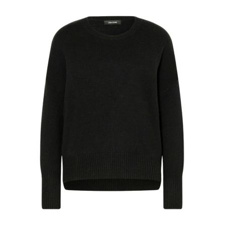 Lisa Yang, Round-neck Knitwear Zwart, Dames, Maat:M