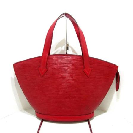 Louis Vuitton Vintage, Pre-owned Leather Bag Rood, Dames, Maat:ONE Size,leer