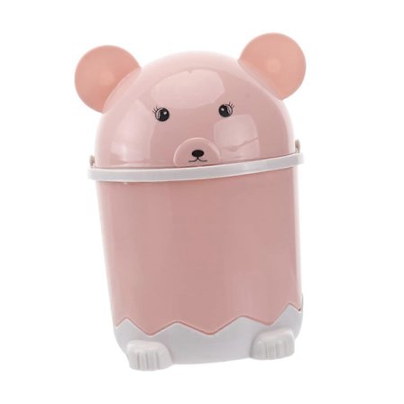 Recycling Bin Portable Desk Table Small Trash Can Tabletop Waste Bin Small Car Trash Can