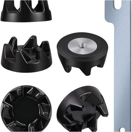 Juicer dele - Gear - Lille skruenøgle - Juicer reservedele - Sort