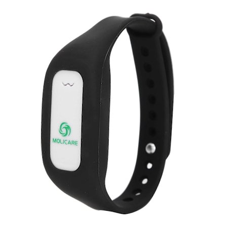 USB Laddning Intelligent Anti-Snarknings Armband Justerbar Anti-Snarkningsenhet (Svart)