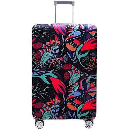 Luggage Cover Washable Suitcase Protector Anti-scratch Suitcase Cover Fits 18-32 Inch(autumn Leaves, S)