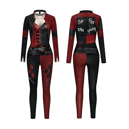 Joker Halloween Cosplay Costume Jumpsuit