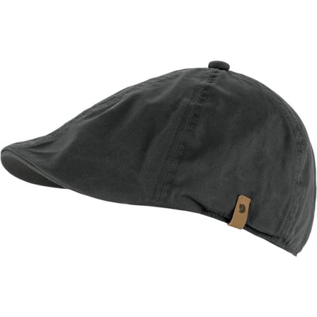 Fjällräven Övik Flat Kasket S/M - unisex - Dark Grey - Kasket, Lues & beanies