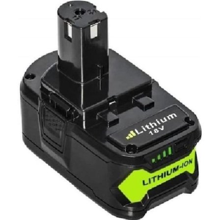 LiBatter P108 18V 5.0Ah Lithium-ion erstatningsbatteripakke Kompatibel Ryobi ONE