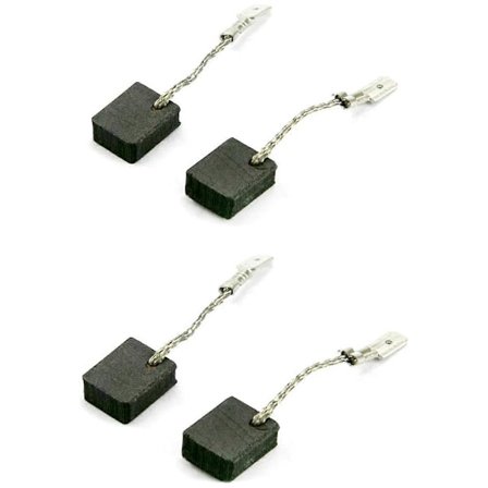 4 ST W12-150 Vinkelslip Kolborste 6X12.5X15mm W12-125 Ersättning för Delar Montering
