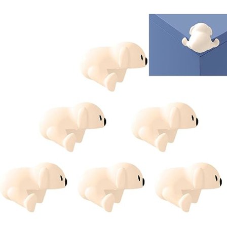 Hjørnebeskyttere - Myke kantbeskyttere formet som valper, hjørnebeskyttere, Jingan babybordhjørner