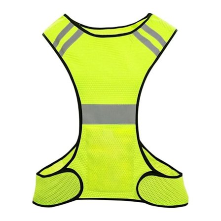 Refleksvest Høy Synlighet Løpevest for Sykling Motorsykkel Gåing Løping Jogging.