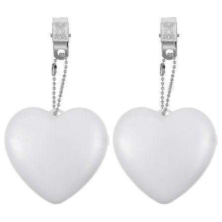 2 st Touch Sensor Handväska Lampa Liten Bärbar Lampa Hjärtformad Batteridriven Lampa Plånbokslampa