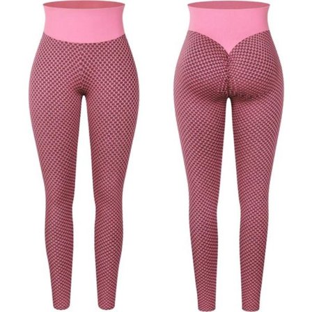 Små sportleggings för dam - Leggings för dam/flick - Tiktok Leggings - Rosa