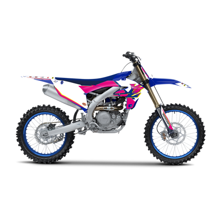 Retro-Aufkleber Set + Sattel Blackbird - Yamaha YZ 250F 2024-2026