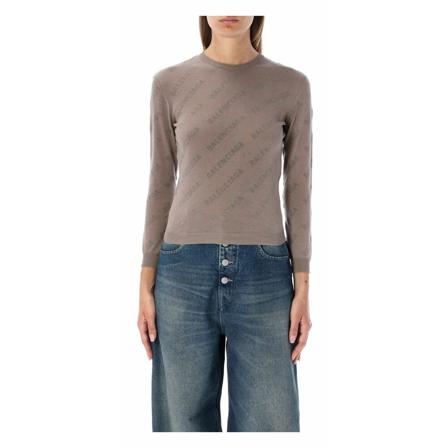 Balenciaga Knitwear , Beige , Dames , Maat: S Truis