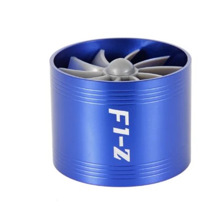 F1-Z Bil Turbine Oplader Turbo Oplader Enkelt Dobbelt Luftindtagsfilter Ventilator Gas Brændstofbesparende Sæt Reservedel~01664