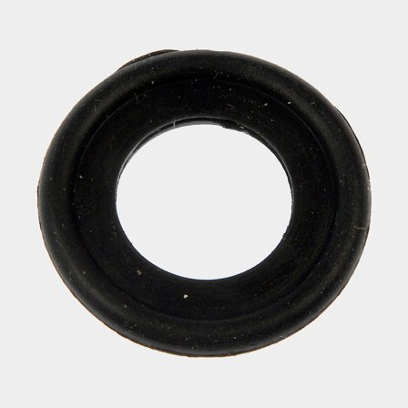 Dorman Oljetrågpluggspackning i svart gummi, högkvalitativ tätning för oljeplugg som förhindrar läckage i motorn.