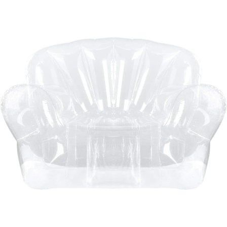 Uppblåsbar Stol Transparent Klar Luftmadrass Säte