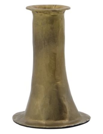 house doctor | Candle Holder, Hdticca, Antique Gold | 6.5X6.5X9CM