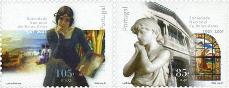 Portugal - Kunst - Postfrisk sæt 2v