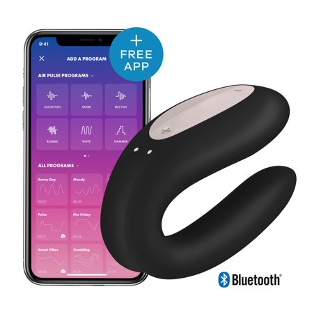 Satisfyer: Double Joy Parvibrator med App