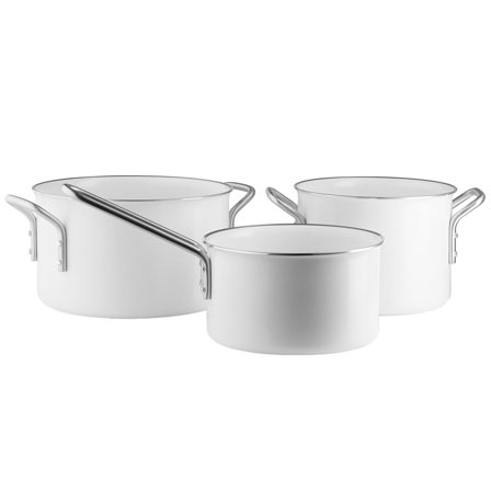 Eva trio White Line grytset 3 delar | Matlagning > Kokkärl & Stekpannor > Grytset & Kastrullset | Bagaren och Kocken