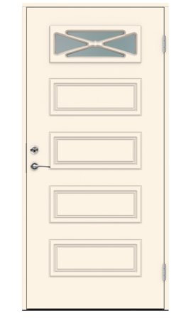 Swedoor Schubert Ytterdörr vit (S 0502-Y) 1980x888 mm, Dörrar