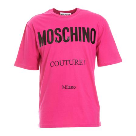 Moschino T-Shirts Lilla, Herre