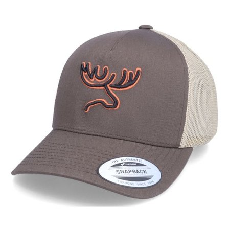 Hunter - Brun trucker Keps - 3D Moose Brown/Khaki Trucker @ Hatstore